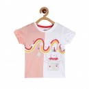 Miniklub Knit Top - Peach/White, 9-12m